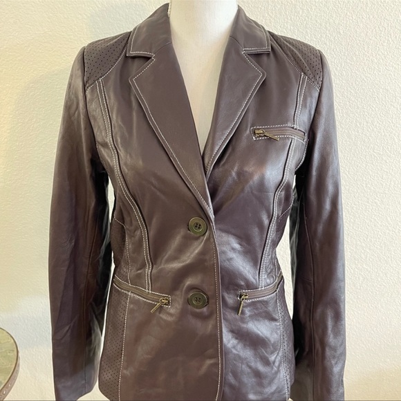 BRADLEY By Bradley Bayou Jackets & Blazers - BRADLEY By Bradley Bayou, Vintage 100%
Genuine Leather